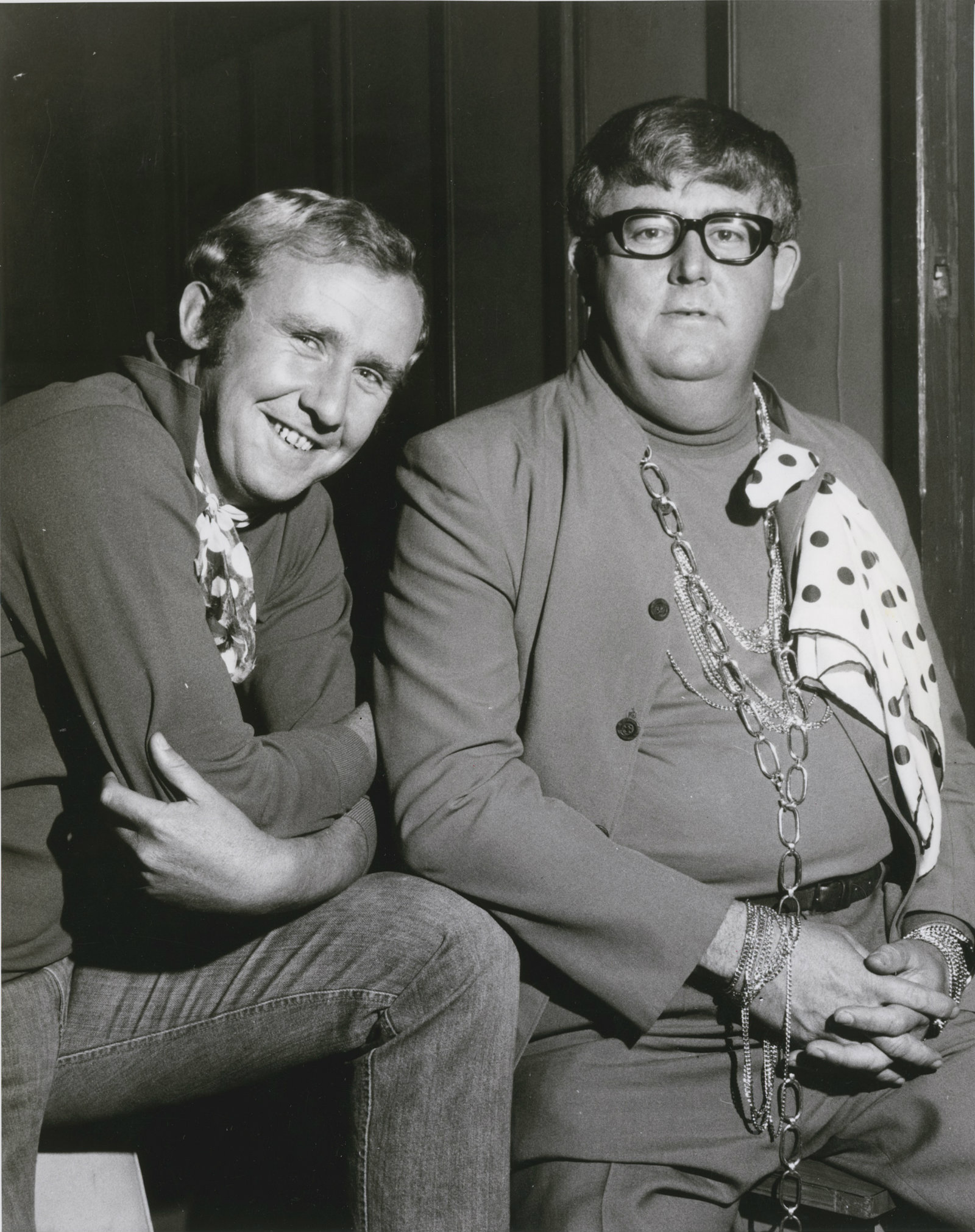 Bill Hunter and Noel Ferrier in an episode of Homicide