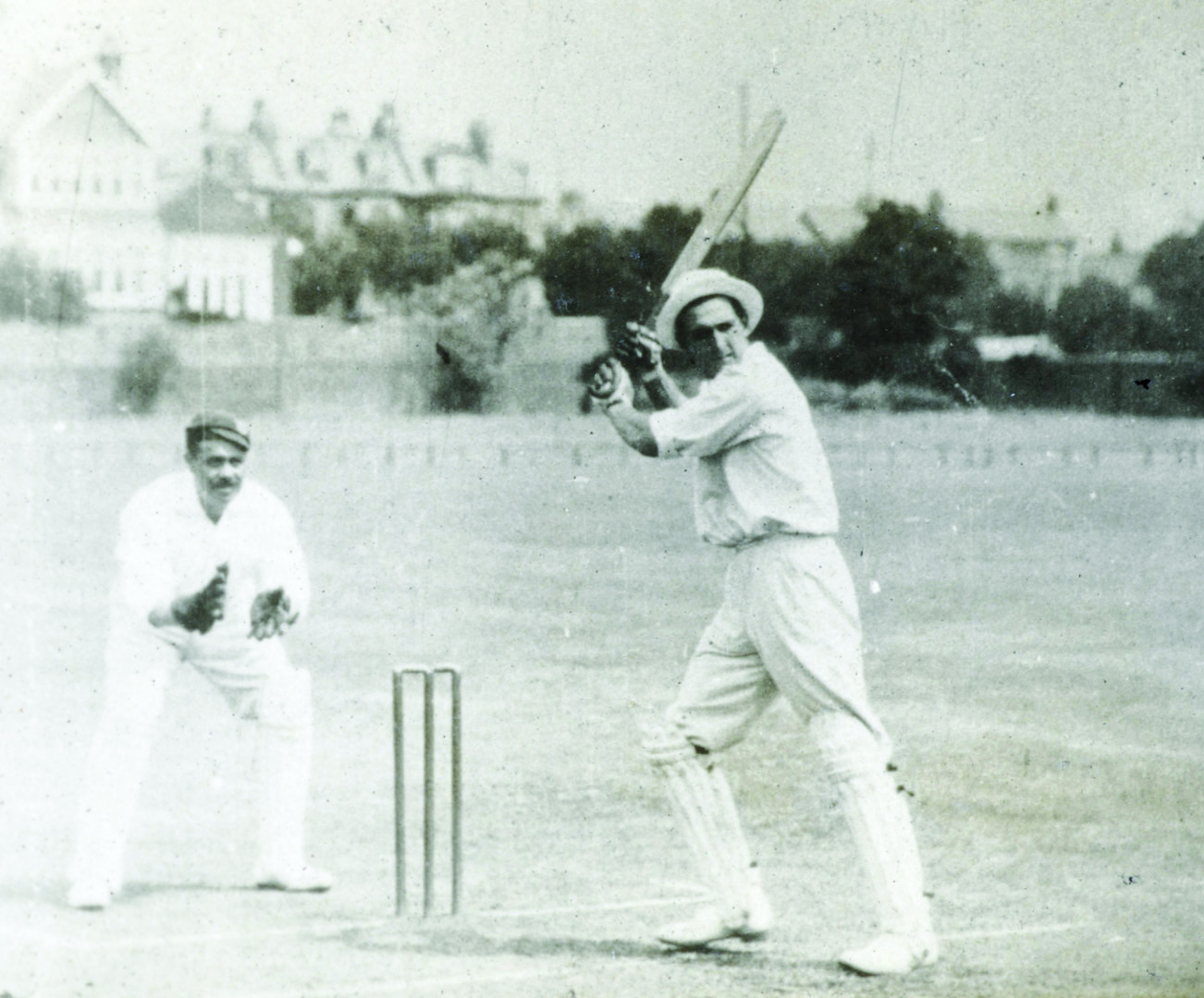C.B. Fry (batting) & Sussex all rounder, Frederick Parris