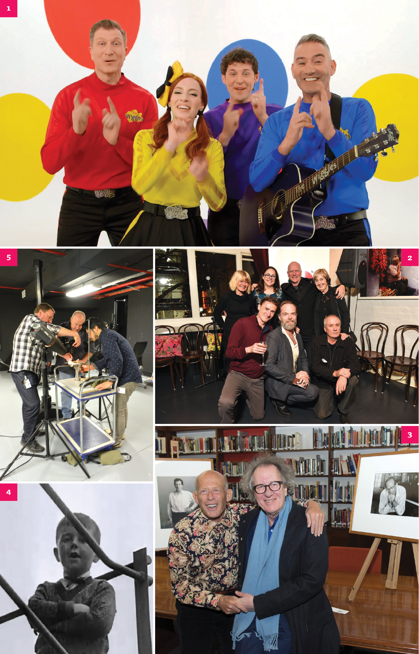 A collage of images
