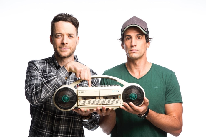 Hamish Blake and Andy Lee