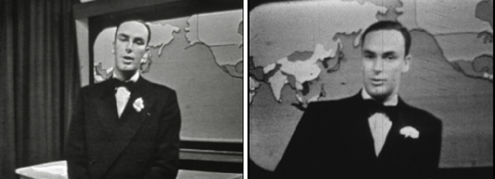 Comparative images of Bruce Gyngell
