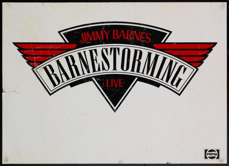 Jimmy Barnes Barnestorming Poster Poster for Jimmy Barnes Live Barnestorming tour.