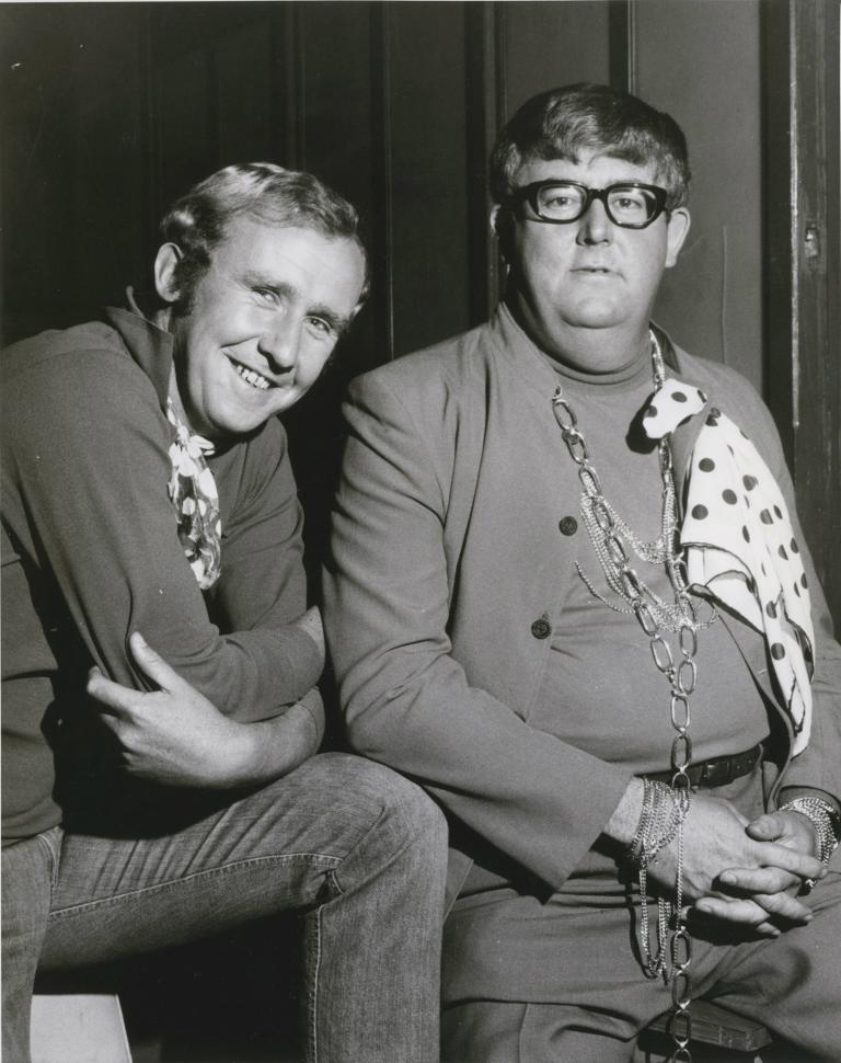 Bill Hunter and Noel Ferrier in an episode of Homicide
