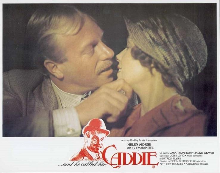 Caddie lobby card: Jack Thompson and Helen Morse