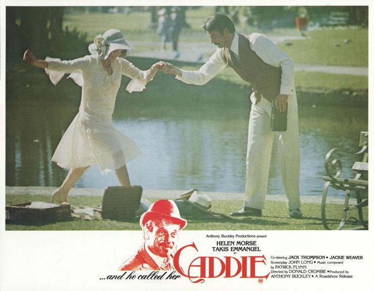 Caddie lobby card: Helen Morse and Takis Emmanuel Caddie lobby card: Helen Morse and Takis Emmanuel
