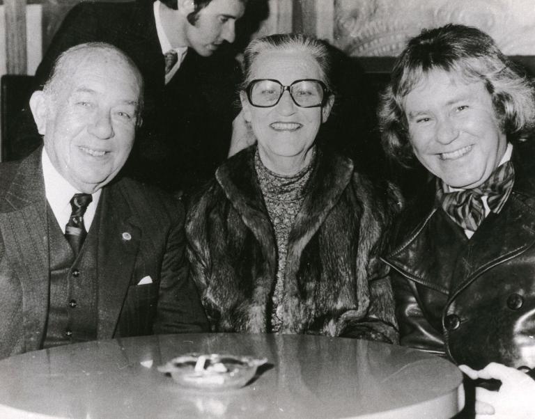 Johnny O'Keefe with his parents