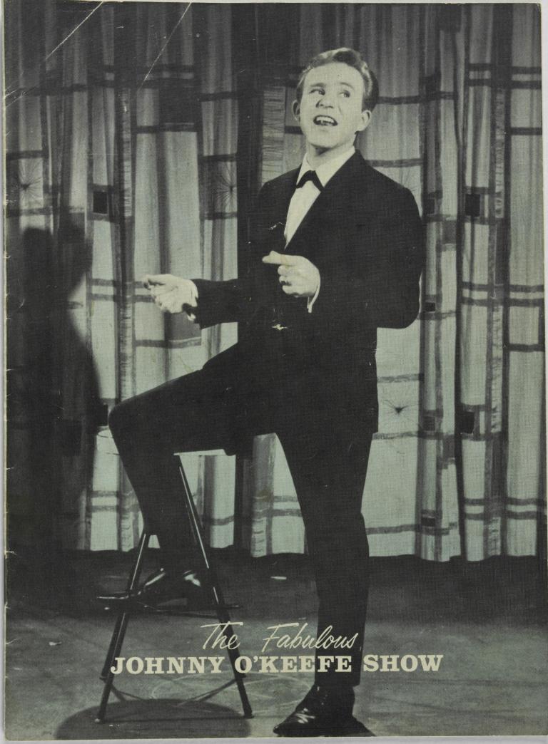 Cover of ‘The Fabulous Johnny O'Keefe Show’ concert program from 1964 Cover of ‘The Fabulous Johnny O'Keefe Show’ concert program from 1964