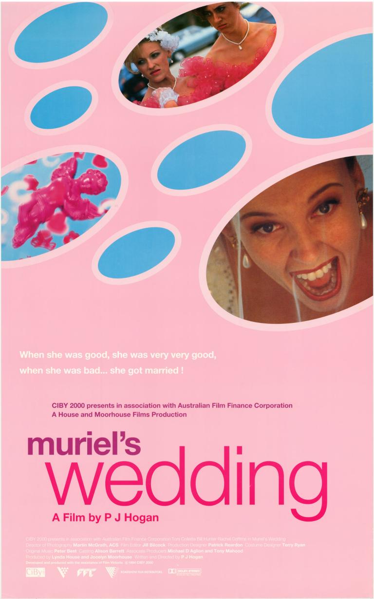 Cannes Festival poster for Muriel's Wedding Festival poster for the Cannes Film Festival for Muriel's Wedding