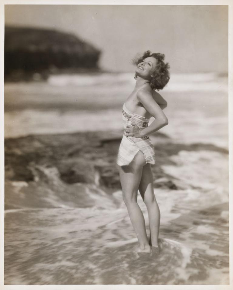 Charlotte Francis in The Silence of Dean Maitland Charlotte Francis as Alma Lee after a morning swim.