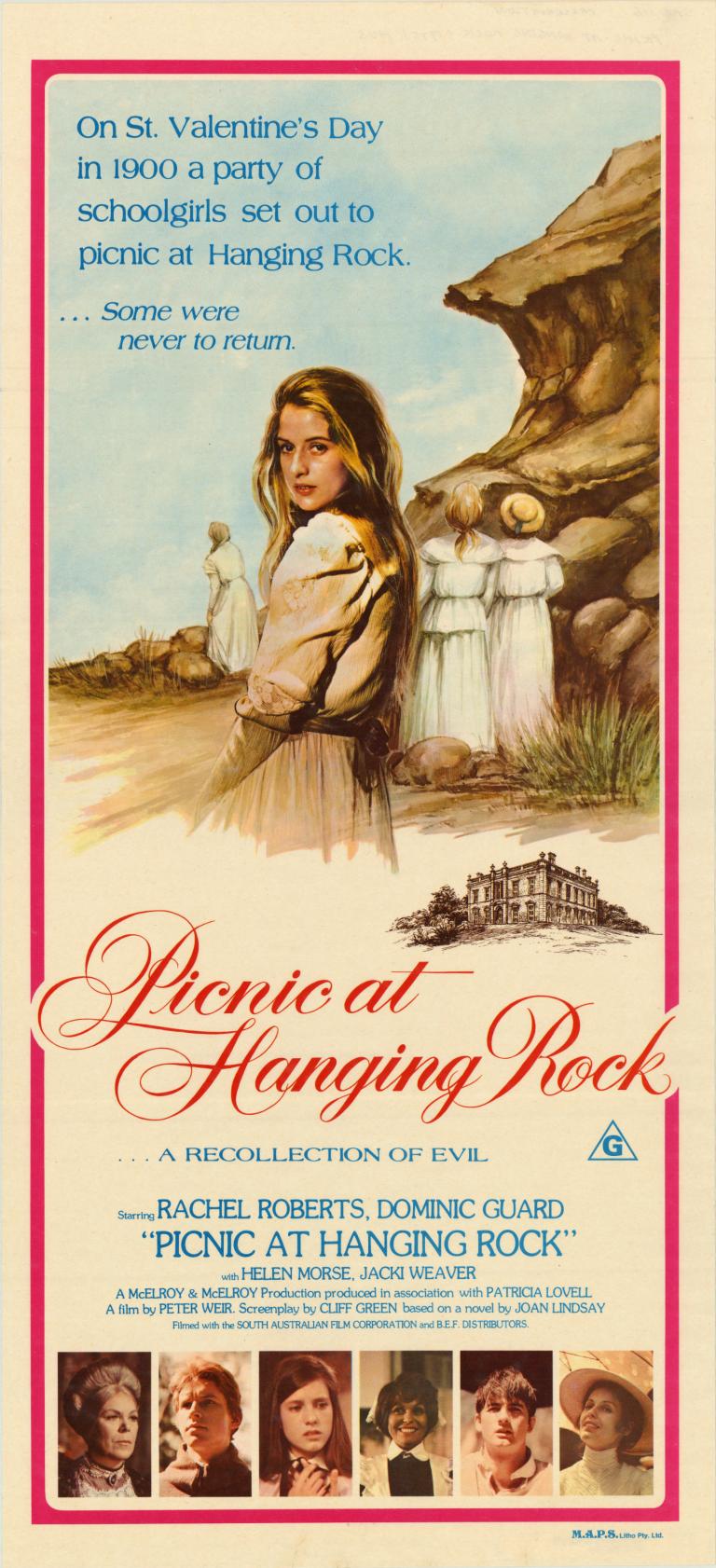 Australian poster Australian poster for 'Picnic at Hanging Rock'
