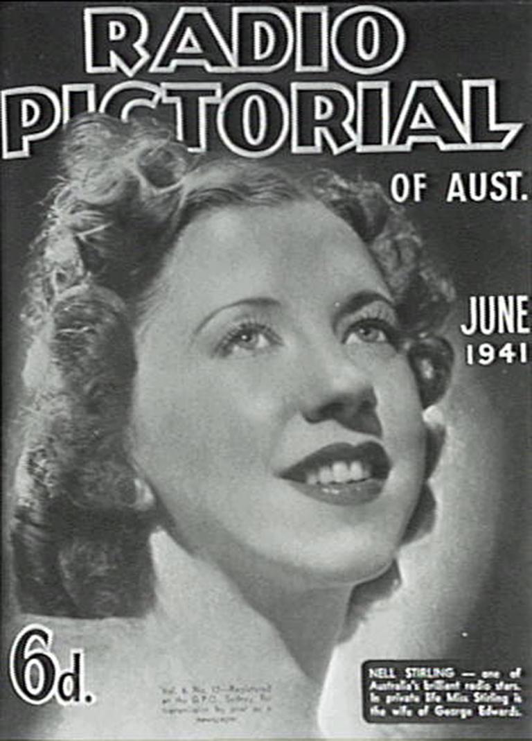 Radio Pictorial cover, June 1941 Cover of Radio Pictorial of Australia featuring Nell Stirling