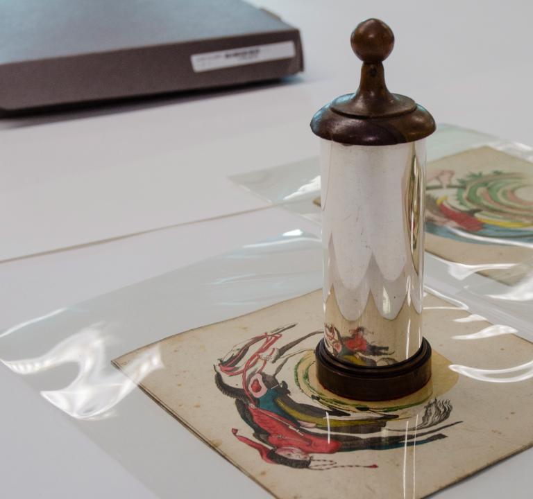 Anamorphoscope and Anamorphoses from c1790