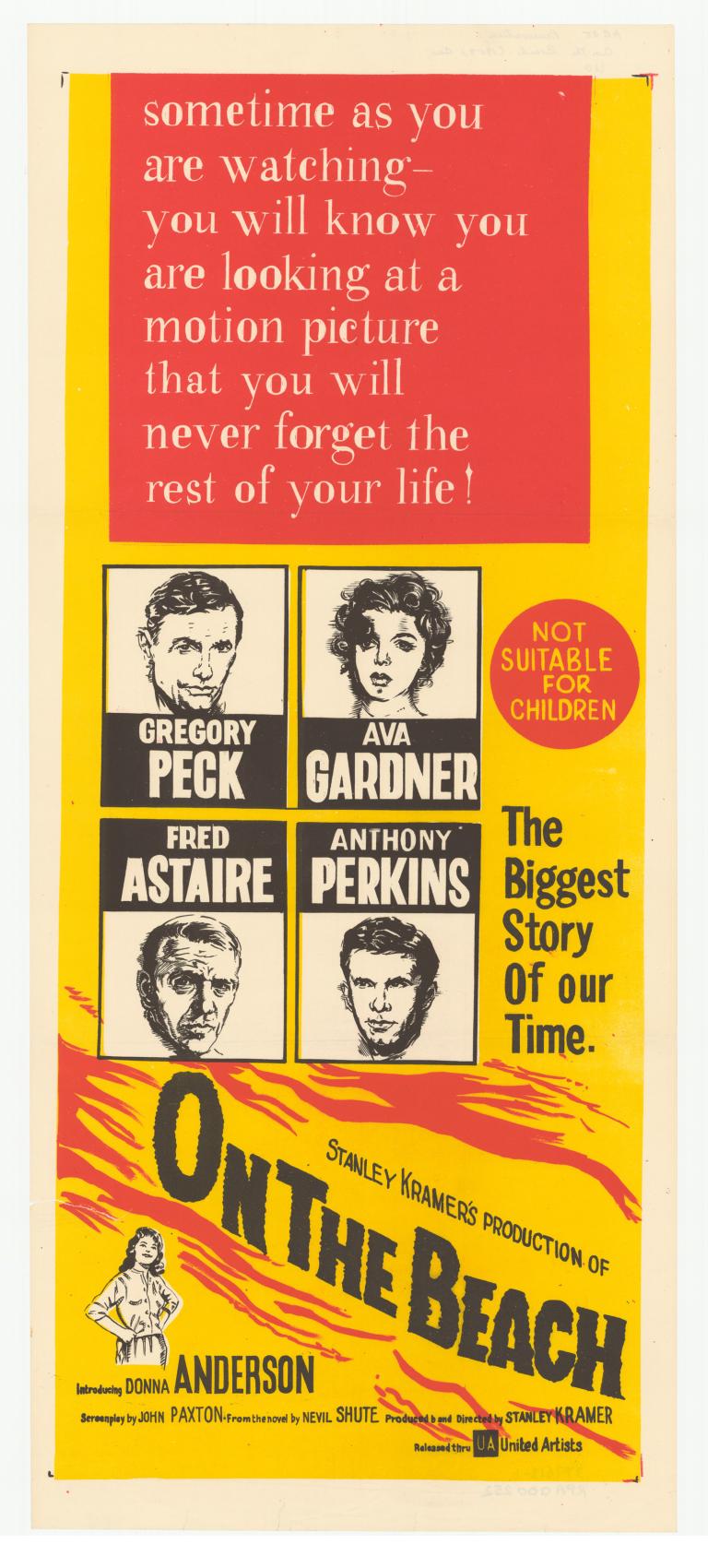 Movie poster for the film On the Beach