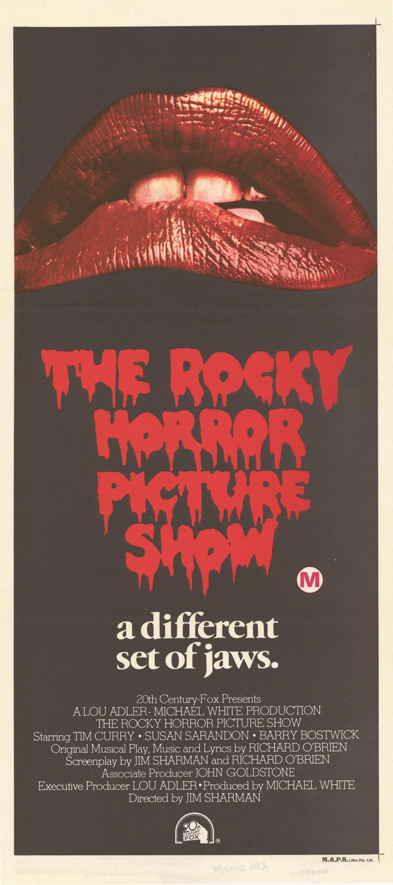 The Daybill poster for the Rocky Horror Picture Show. 