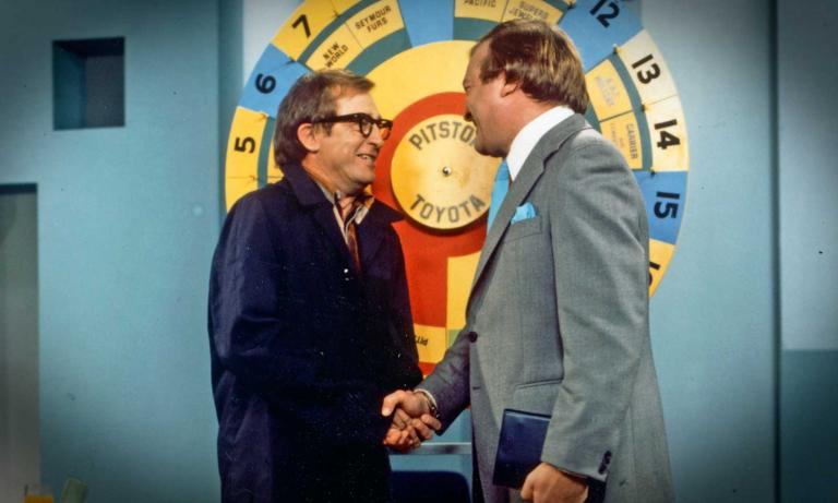 Graham Kennedy and Bert Newton performing their famous Executive Producer Skit on the Graham Kennedy show