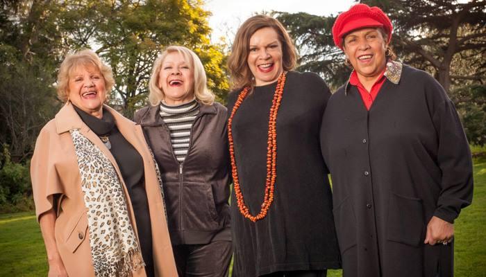 The Sapphires Four Indigenous women who made up The Sapphires smiling to camera