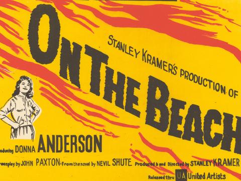 Part of a film poster for On the Beach