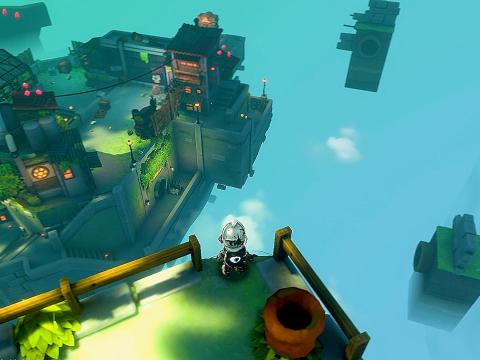 A screenshot from a video game featuring a ship wreck and a small character dressed as a knight