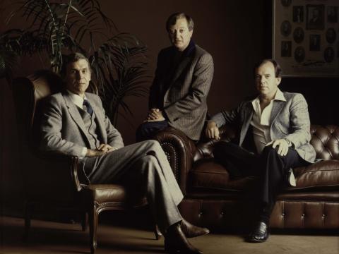 John Laws, Graham Kennedy and Mike Willesee 