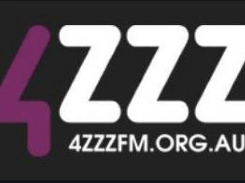 Logo for radio station 4ZZZ FM