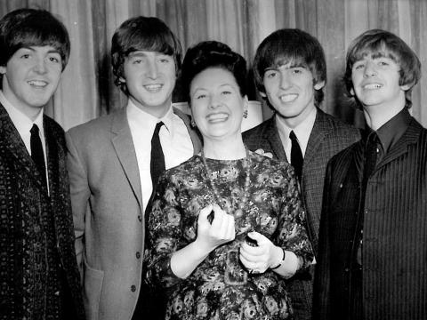 Binny lum with the Beatles 