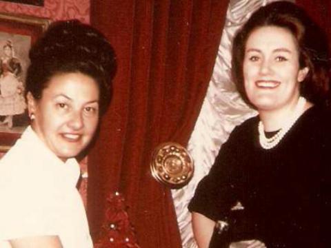 Binny Lum and Joan Sutherland, circa 1964