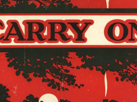 Black and red text reads 'Carry On'.