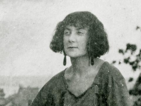Head and shoulders shot of Paulette McDonagh, circa 1920s.