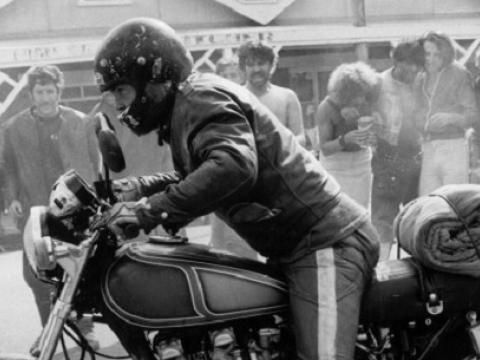 Motorcycle burnout