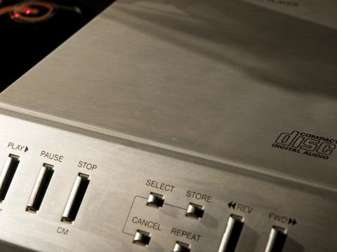Philips CD 100 Compact Disc Player close up