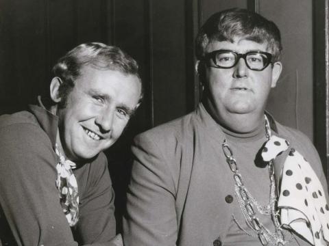 Bill Hunter and Noel Ferrier in an episode of Homicide