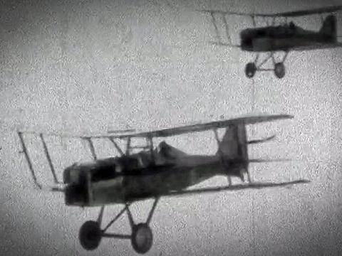 Royal Australian Air Force planes give the Duke and Duchess of York an aerial greeting at Sydney Harbour in 1927.
