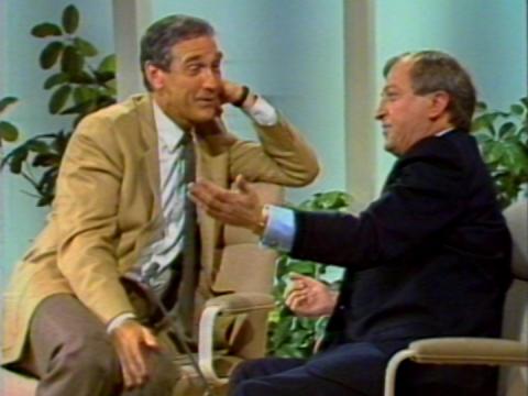 Don Lane and Graham Kennedy chatting on The Don Lane Show