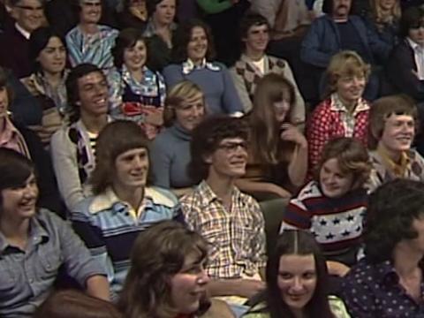 A studio audience watching The Graham Kennedy Show in 1975