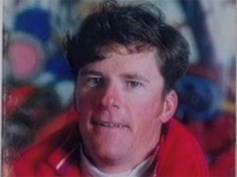 A photo of Stuart Diver included in a television news report