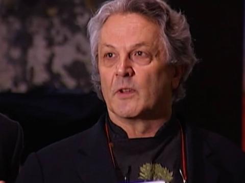Director George Miller at a NSW press announcement for Mad Max: Fury Road