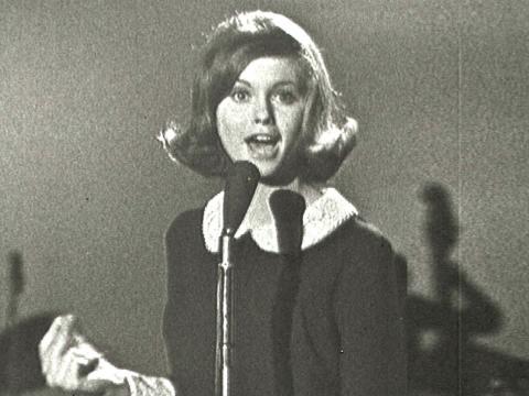 Olivia Netwon-John singing in the 1960s