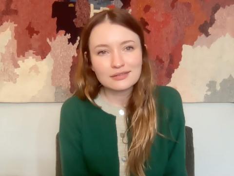 Head and shoulders shot of actor Emily Browning