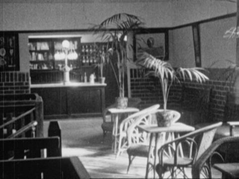 The interior of the refurbished lounge of the North Sydney Orpheum Theatre in 1927