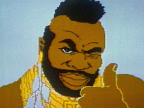 Computer-generated image of Mr T.