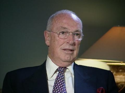 Bruce Gyngell being interviewed in 1998