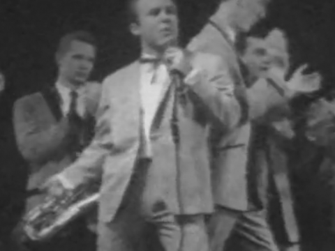 Johnny O'Keefe on Bandstand salutes JOK 