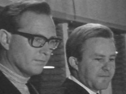 Brian Henderson and Johnny O'Keefe in Bandstand Salutes Johnny O'Keefe