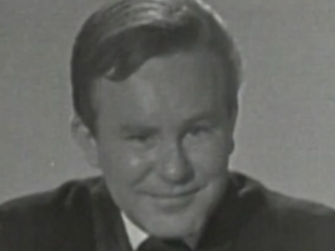 Johnny O'Keefe appearing on game show Personality Squares
