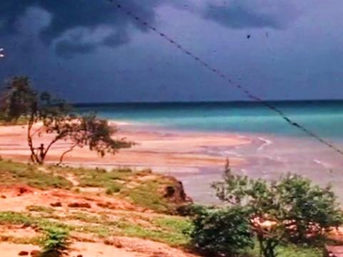 A stormy sky over Mornington Island