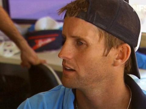 A Bondi lifesaver at a debriefing after a life-threatening event
