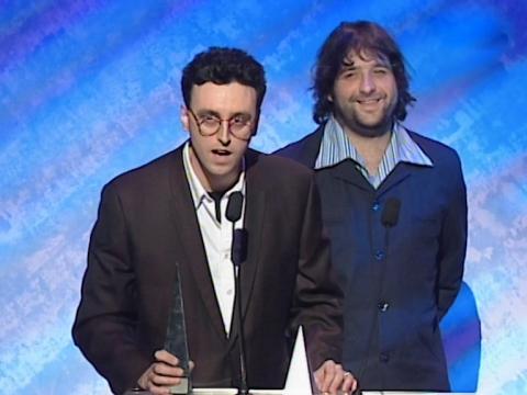 Tony Martin and Mick Molloy's acceptance speech at the 1997 ARIA Awards
