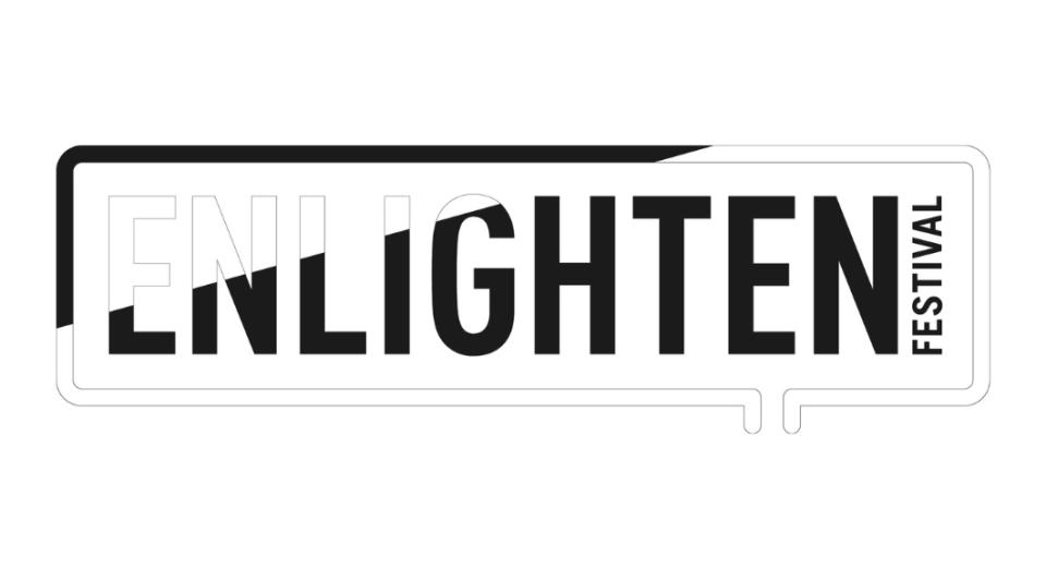 Logo block for Enlighten Festival, Canberra