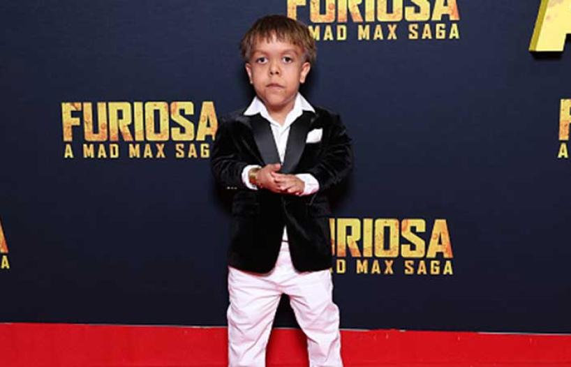 First Nations actor Quadan Bayles on the red carpet at the premiere of the film Furiosa