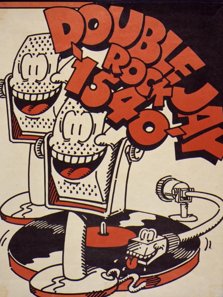A radio poster for Double J radio station